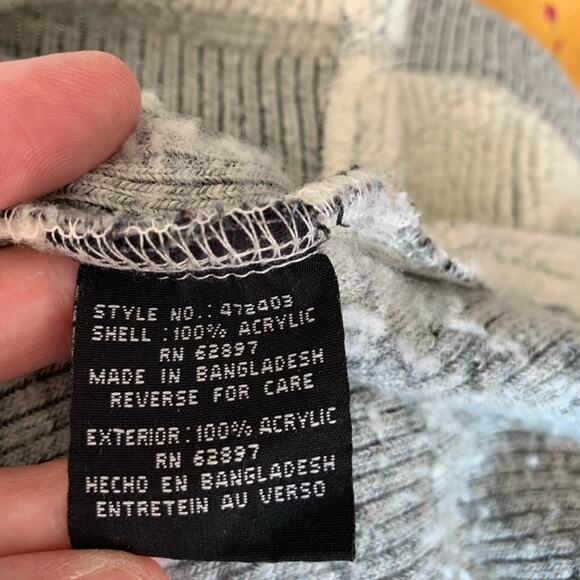 First Down Vintage Exploration Gear Fuzzy Pullover - Picture 7 of 8